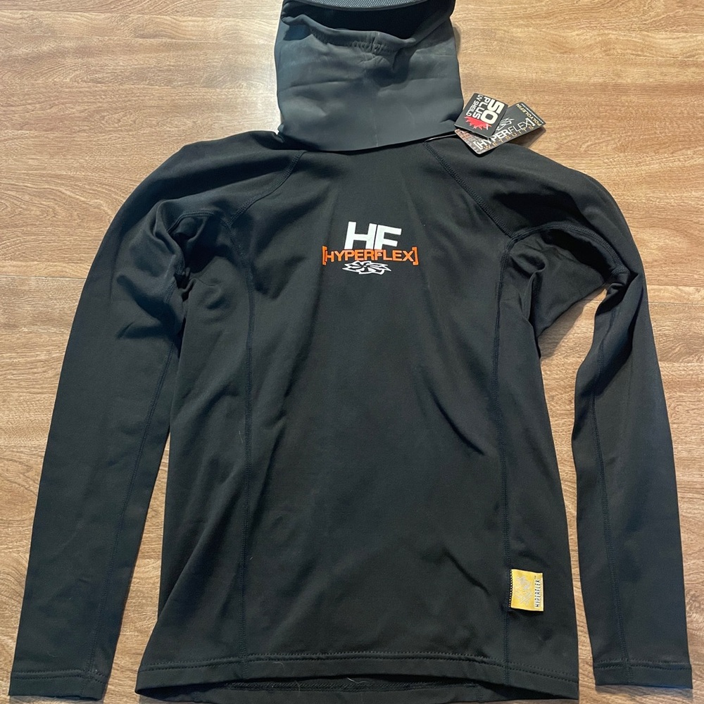 Hyperflex Black Long Sleeve Rash Guard
